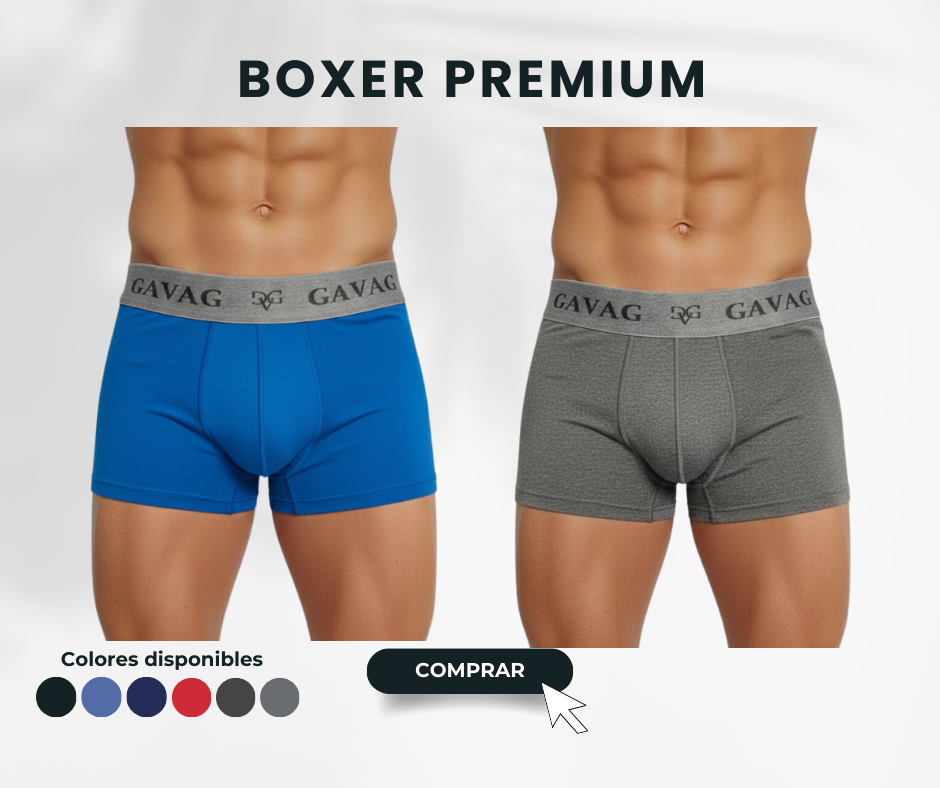 Pack x12 Boxers GAVAG Hombre en Microfibra Licrada - Comodidad y Ajuste Superior