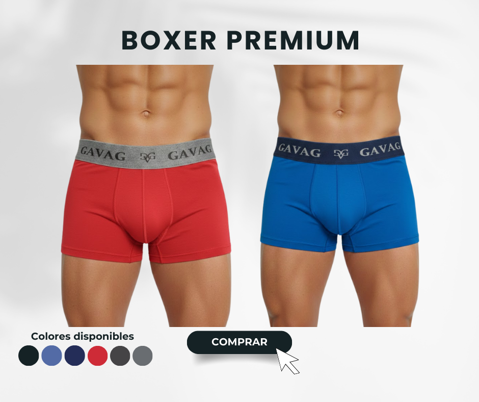 Pack x12 Boxers GAVAG Hombre en Microfibra Licrada - Comodidad y Ajuste Superior