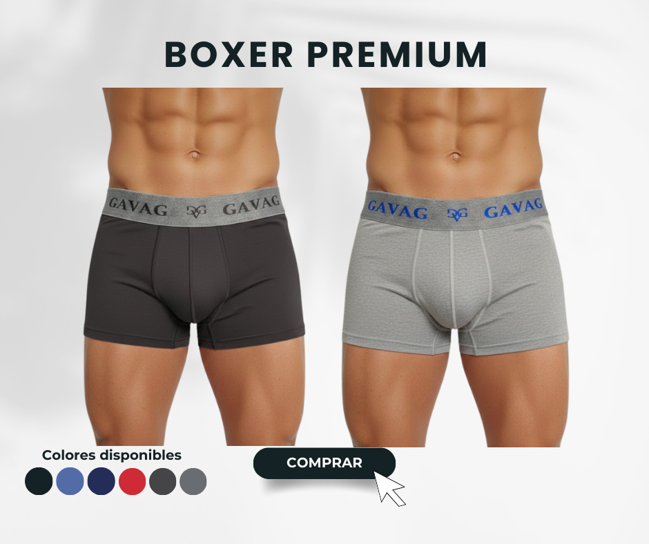 Pack x12 Boxers GAVAG Hombre en Microfibra Licrada - Comodidad y Ajuste Superior